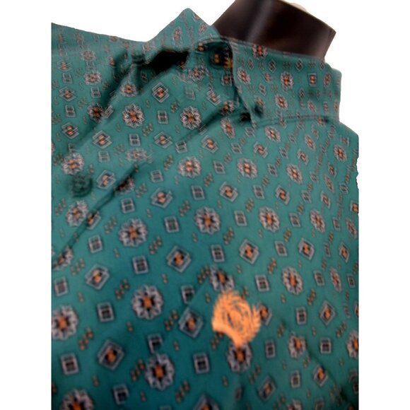 Cinch Men's Size XXL Shirt Long Sleeve Button Down Patterned, Shirt L Sleeve - Picture 2 of 11
